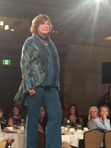 Susan Clark modeling Ericka Engelman Couture