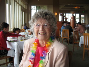 Mother celebrating her birthday with us at Roy's at Inn at Spanish Bay.
