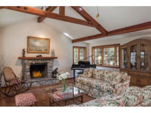 Cozy living room to curl up with a good book this winter.